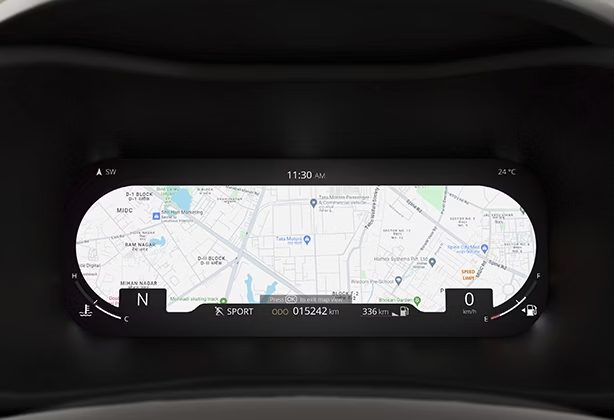 10.25” Digital Instrument Cluster with Navigation