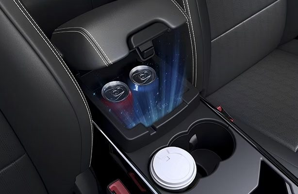 Cooled Front Armrest Storage